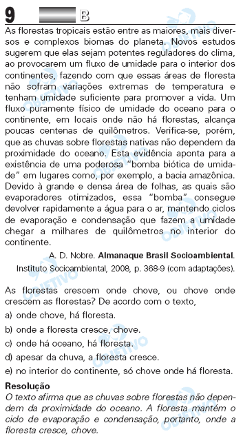 Resolução Comentada - Questão 09