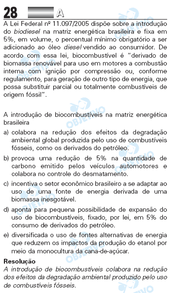 Resolução Comentada - Questão 28