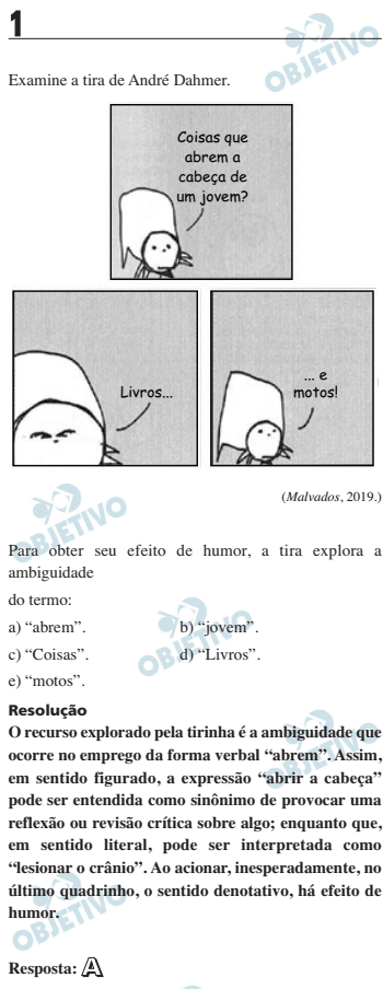 Resolução Comentada - Questão 01