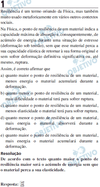 Resolução Comentada - Questão 1