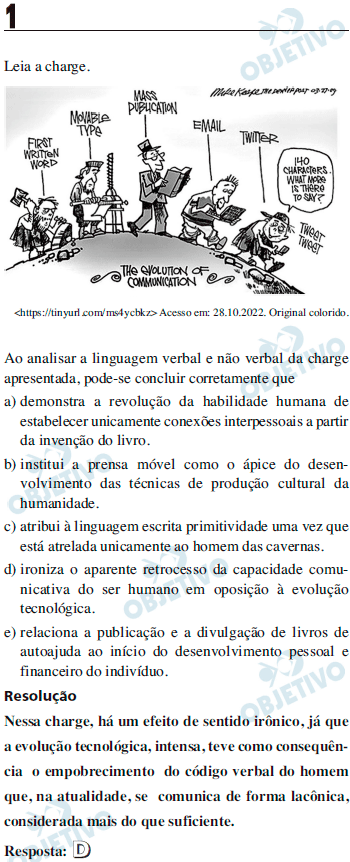 Resolução Comentada - Questão 01