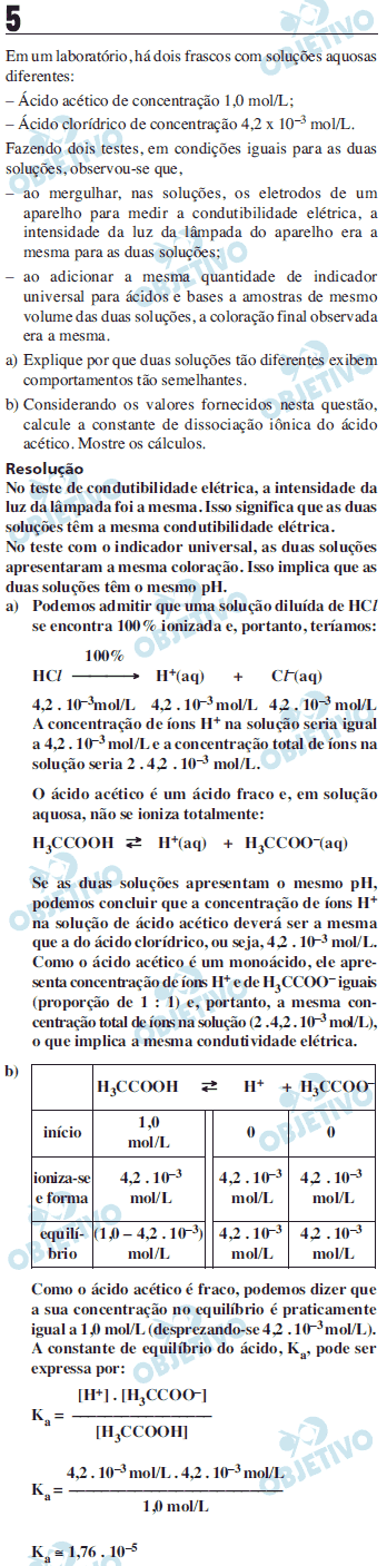 Resolução Comentada - Questão 05