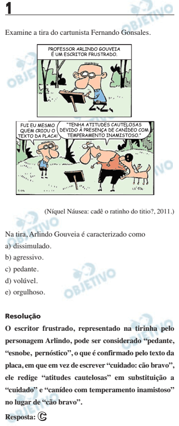 Resolução Comentada - Questão 01
