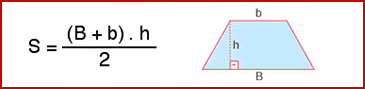 Área das Figuras Planas - Trapézio