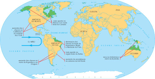 Os efeitos do El Niño no mundo