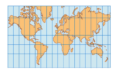 Projeção de Mercator Projeção de Mercator