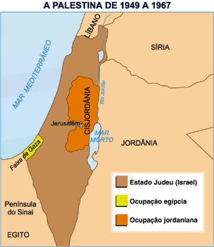 A Palestina de 1949 a 1967 A Palestina de 1949 a 1967