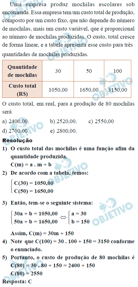 ENEM 2024 - 2º dia - Curso Objetivo Pré-Vestibular