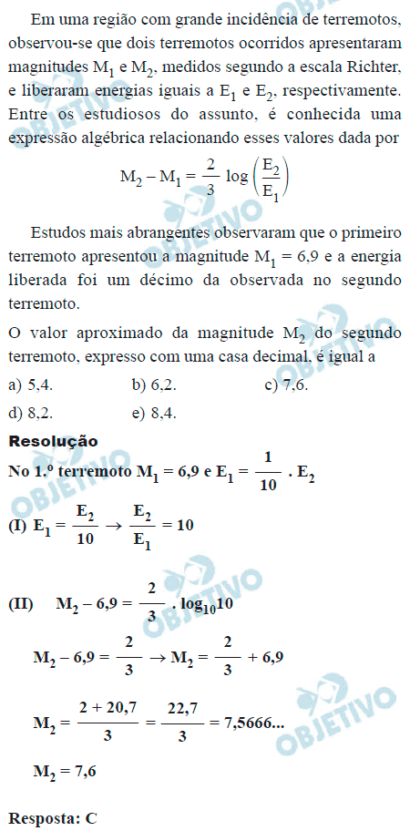 ENEM 2024 - 2º dia - Curso Objetivo Pré-Vestibular