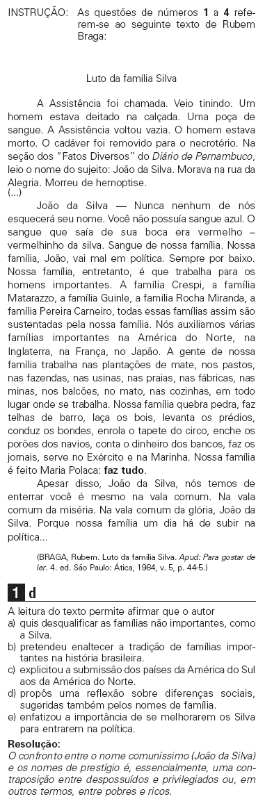 Resolução Comentada - Questão 01