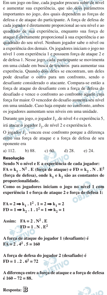 Resolução Comentada - Questão 145