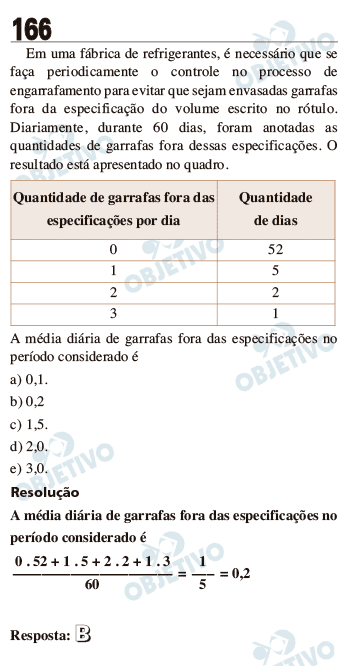 Resolução Comentada - Questão 166