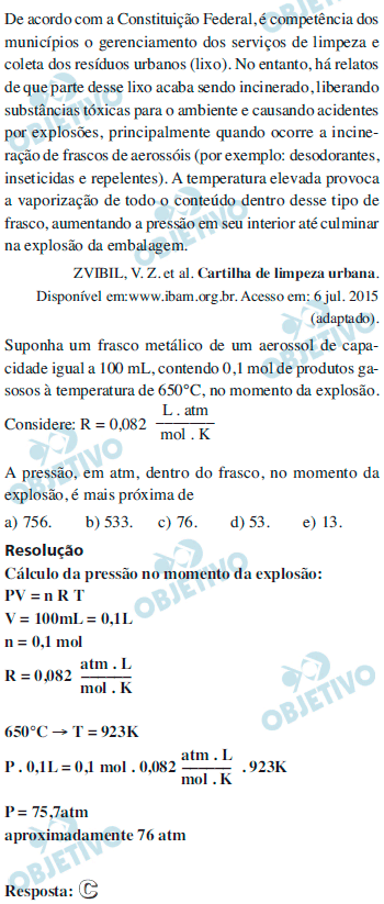 Resolução Comentada - Questão 097