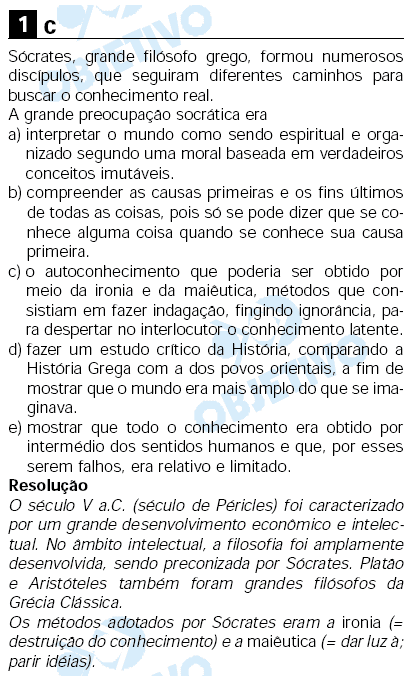 Resolução Comentada - Questão 1