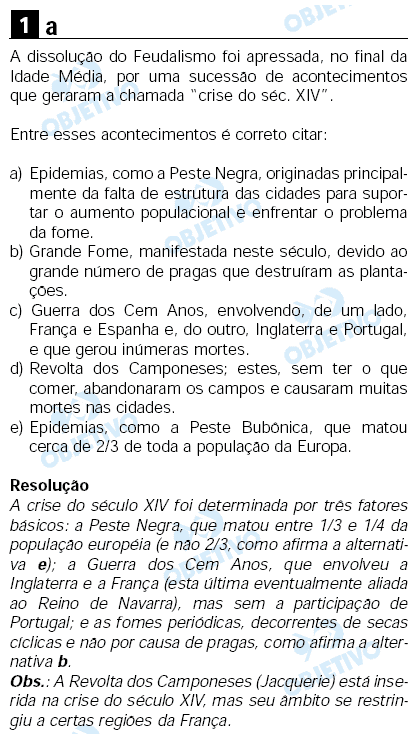 Resolução Comentada - Questão 1