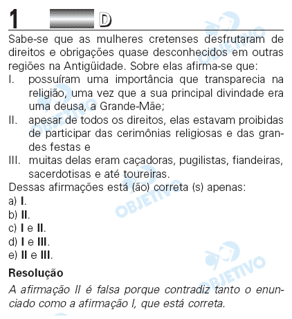 Resolução Comentada - Questão 1