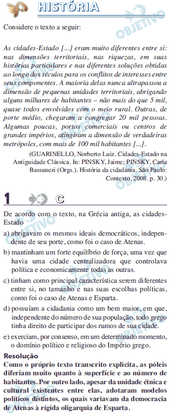 Resolução Comentada - Questão 1