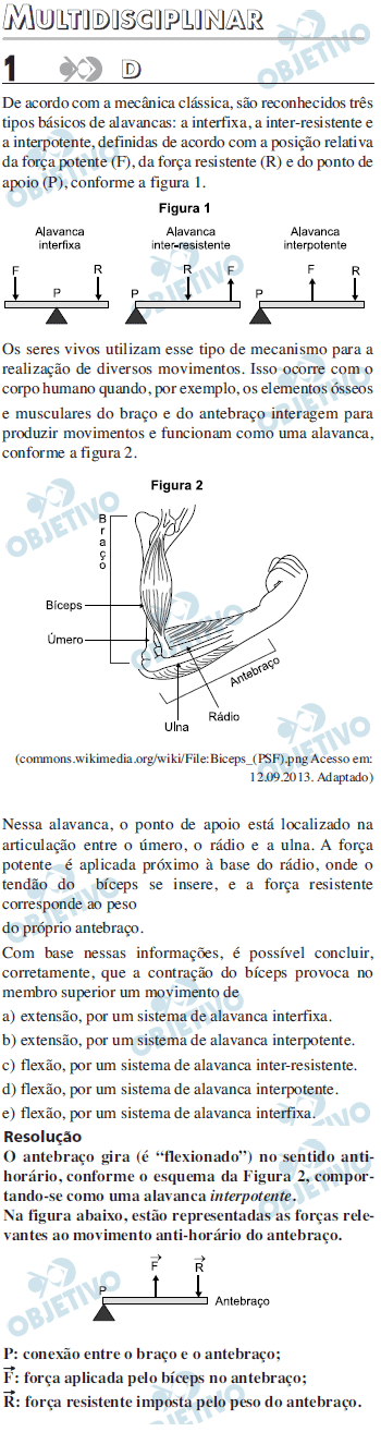 Resolução Comentada - Questão 1