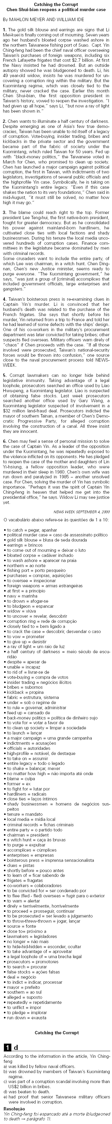 Resolução Comentada - Questão 01