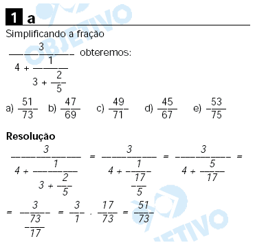 Resolução Comentada - Questão 01