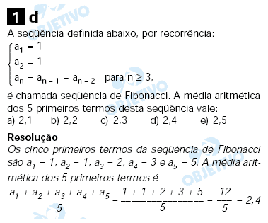 Resolução Comentada - Questão 01