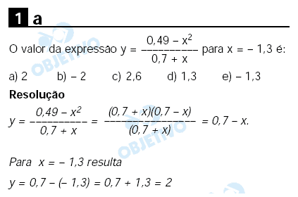 Resolução Comentada - Questão 001