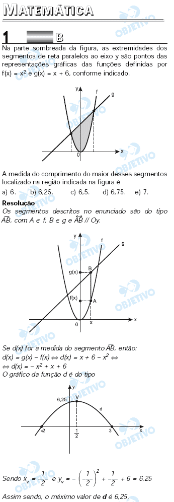 Resolução Comentada - Questão 001