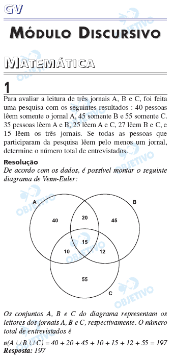 Resolução Comentada - Questão 01