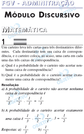 Resolução Comentada - Questão 1