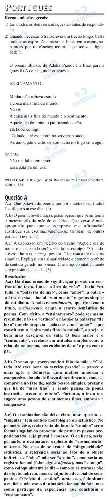 Resolução Comentada - Questão 001