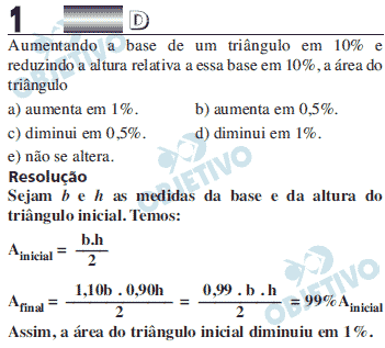 Resolução Comentada - Questão 1