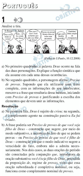 Resolução Comentada - Questão 01