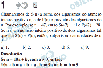 Resolução Comentada - Questão 001