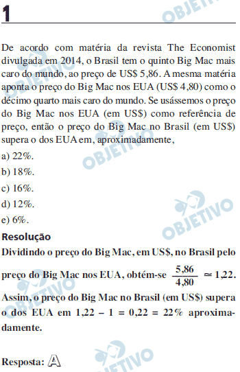 Resolução Comentada - Questão 01