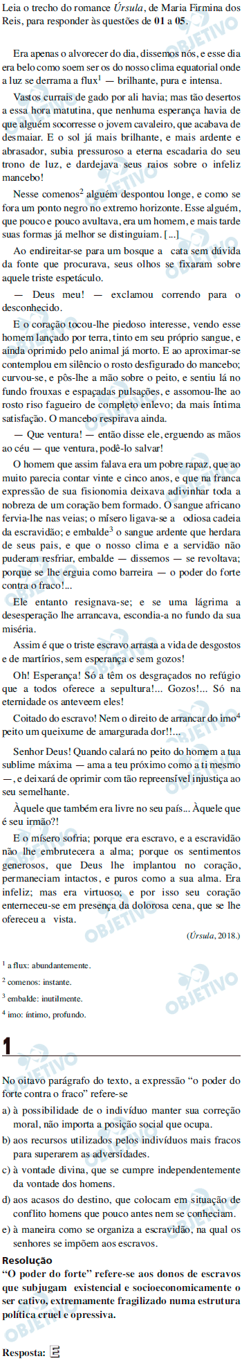 Resolução Comentada - Questão 01