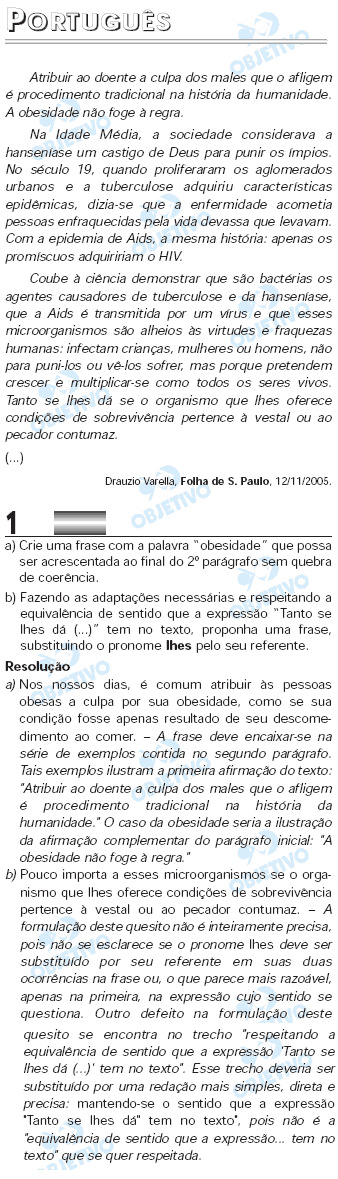 Resolução Comentada - Questão 01