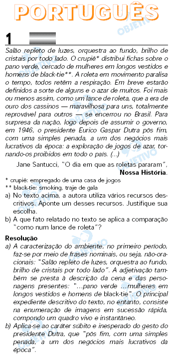 Resolução Comentada - Questão 01