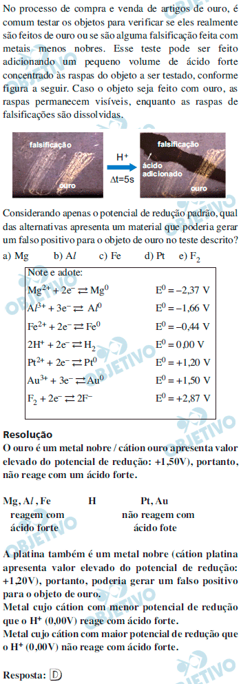 Resolução Comentada - Questão 58