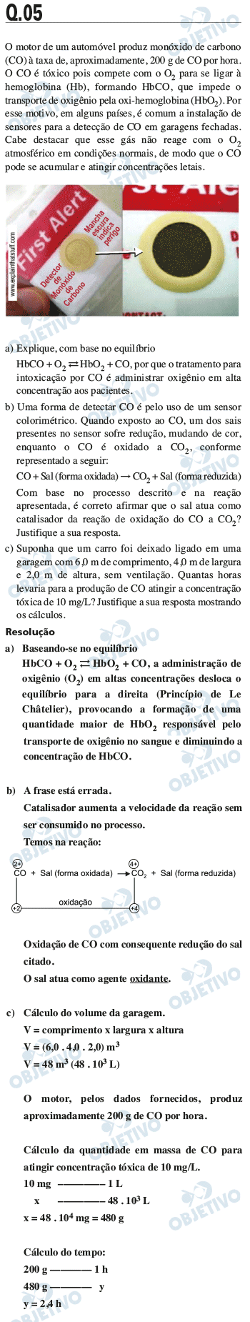 Resolução Comentada - Questão 05