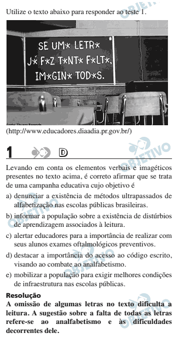 Resolução Comentada - Questão 01