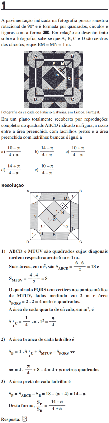 Resolução Comentada - Questão 01