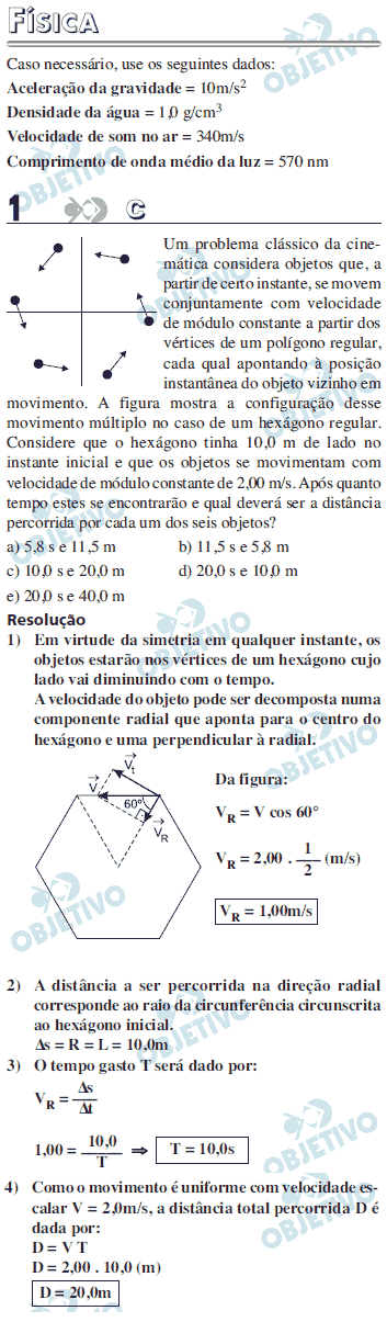 Resolução Comentada - Questão 01