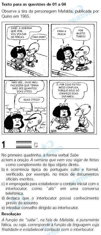 Resolução Comentada - Questão 01