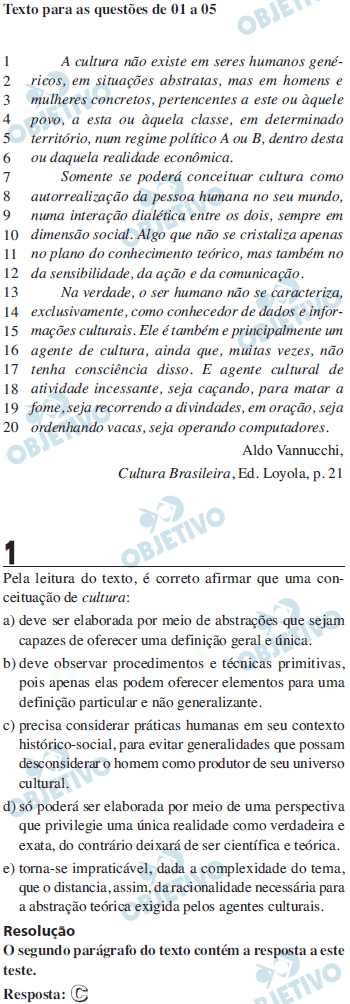 Resolução Comentada - Questão 01