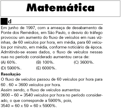 Resolução Comentada - Questão 01