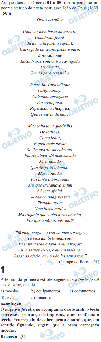 Resolução Comentada - Questão 01