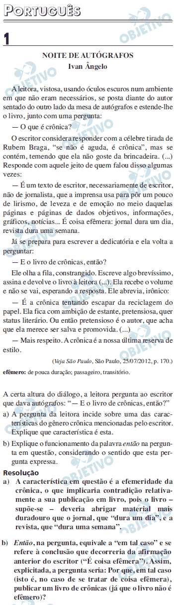 Resolução Comentada - Questão 01