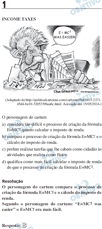 Resolução Comentada - Questão 01