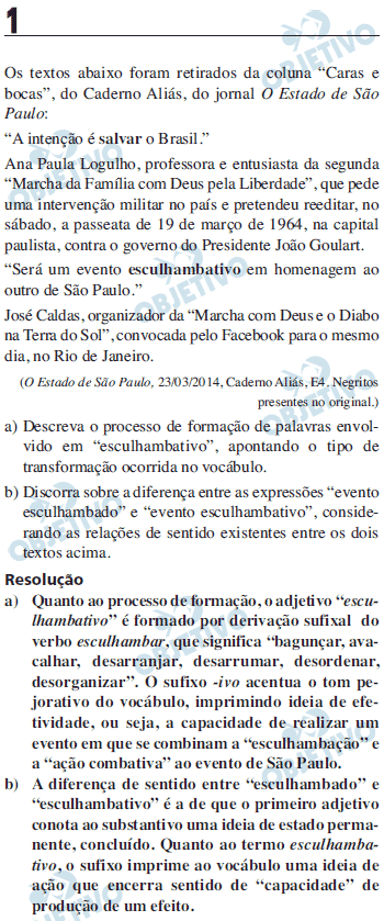 Resolução Comentada - Questão 01