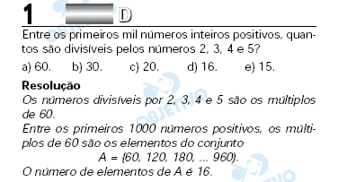 Resolução Comentada - Questão 01